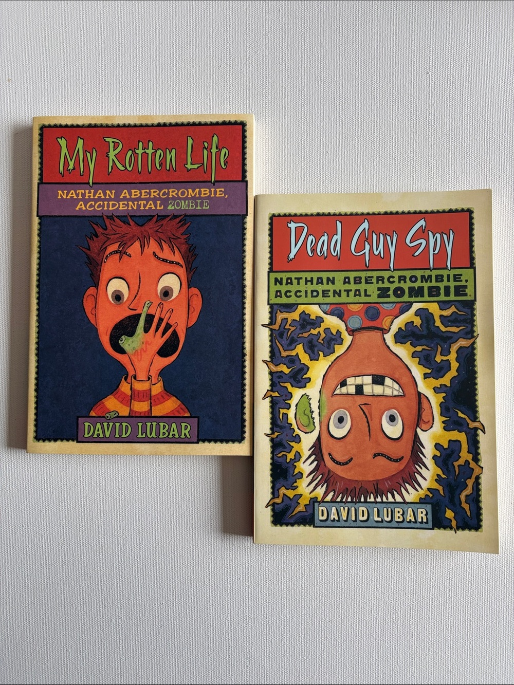 My Rotten Life & Dead Guy Spy by David Lubar